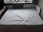 bed ikea Flekke 80 / 160 x 200 cm, Ophalen, Verstelbaar, Wit, Tweepersoons