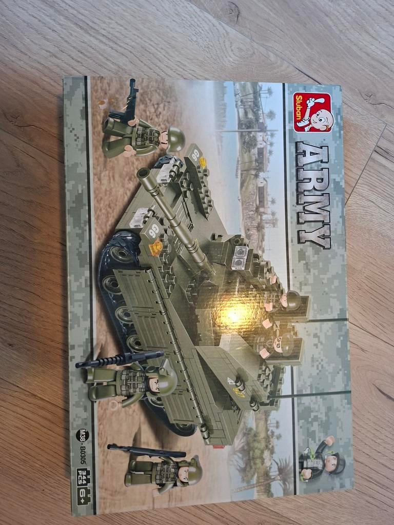 Sluban Army Tank Bouwset - Nieuw in doos, Ophalen of Verzenden, Nieuw, Overige merken