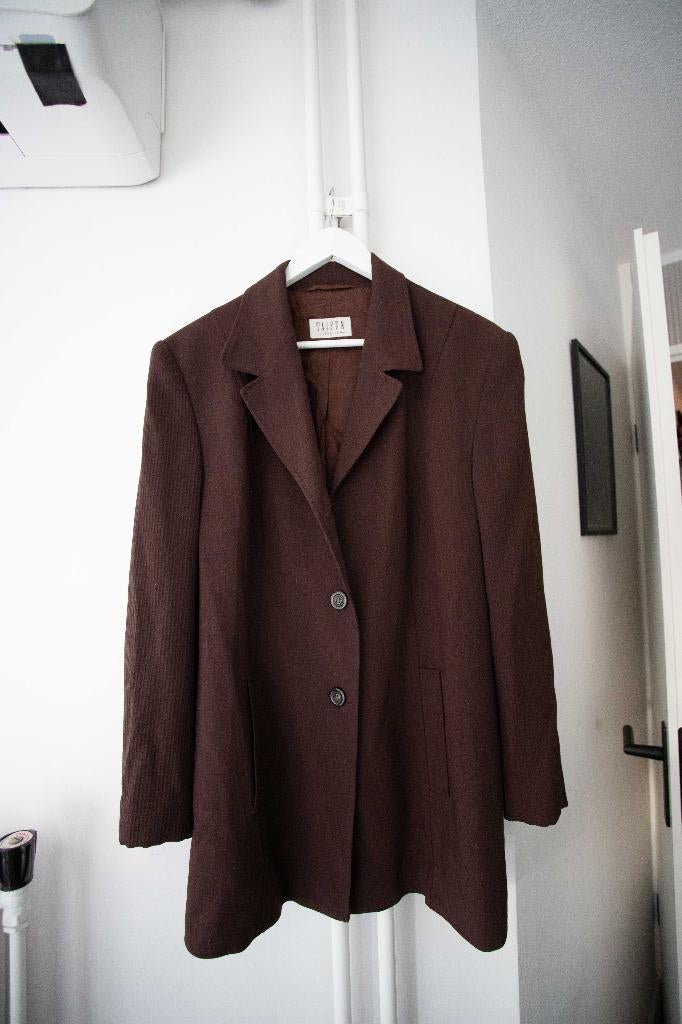 Bruine vintage blazer Taifun maat 42, Bruin, Maat 42/44 (L), Ophalen of Verzenden, Zo goed als nieuw