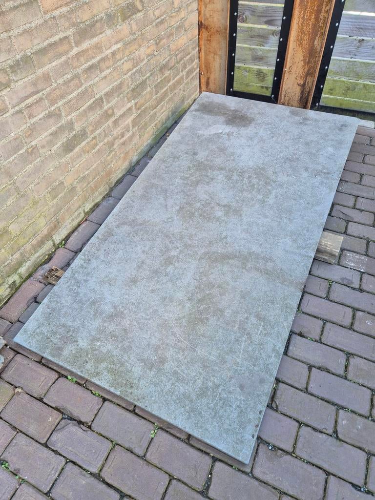 Tuintafel blad, Ophalen, Beton, Klinkers