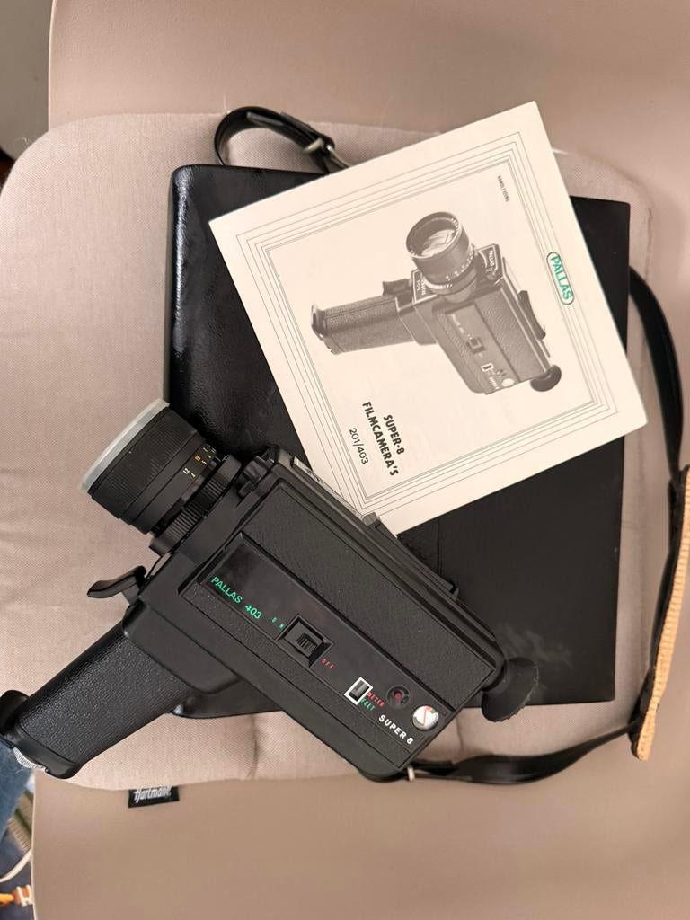 super-8, filmmachine,Pallas 403, filmcamera, Agfa, vintage,, Ophalen of Verzenden, 8mm