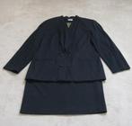 NIEUW donkerblauw mantelpak van Claudia Sträter, maat 44., Kostuum of Pak, Blauw, Maat 42/44 (L), Nieuw