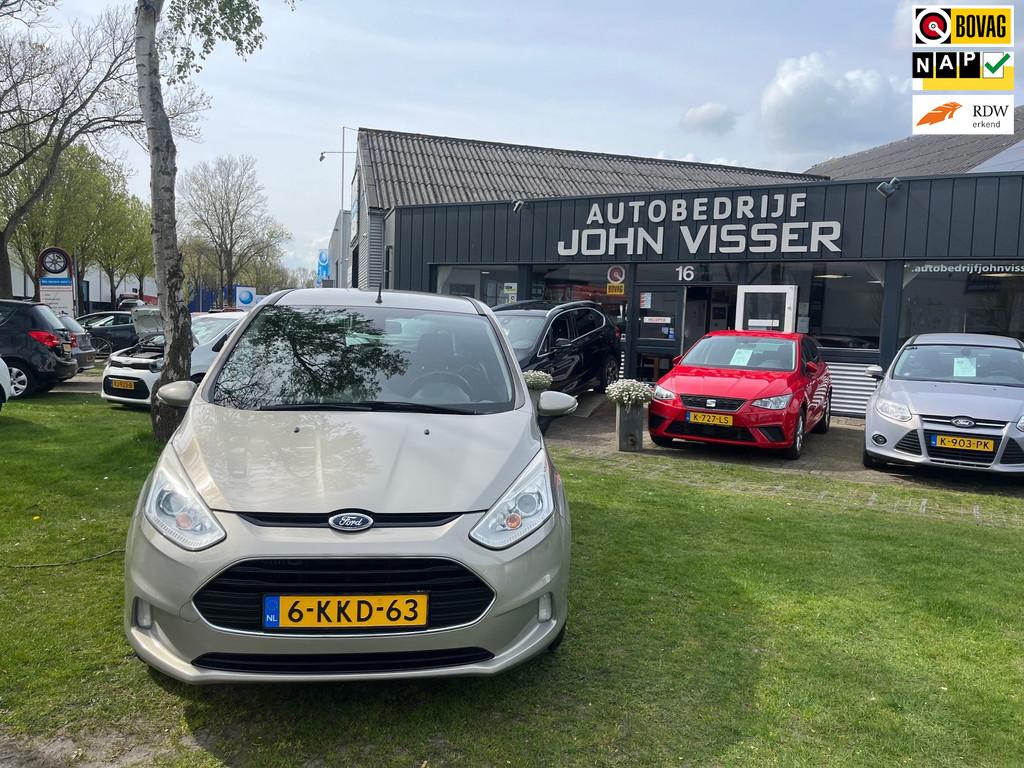 Ford B-Max 1.0 EcoBoost Titanium *cruise*airco*trekhaak*, Voorwielaandrijving, Euro 5, Gebruikt, 750 kg