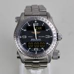Breitling Emergency - E56321 - Mat zwarte plaat, Gebruikt, Staal, Breitling, Polshorloge