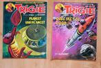 Trigië 2 stripboeken aangeboden Elekton Yarna-stelsel Zorth, Gelezen, Oberon, Ophalen of Verzenden, Meerdere stripboeken