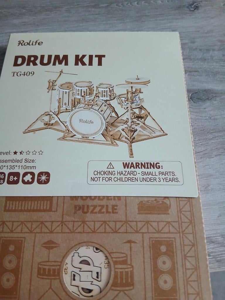Rolife drum set, Hobby en Vrije tijd, Knutselen, Ophalen of Verzenden, Nieuw