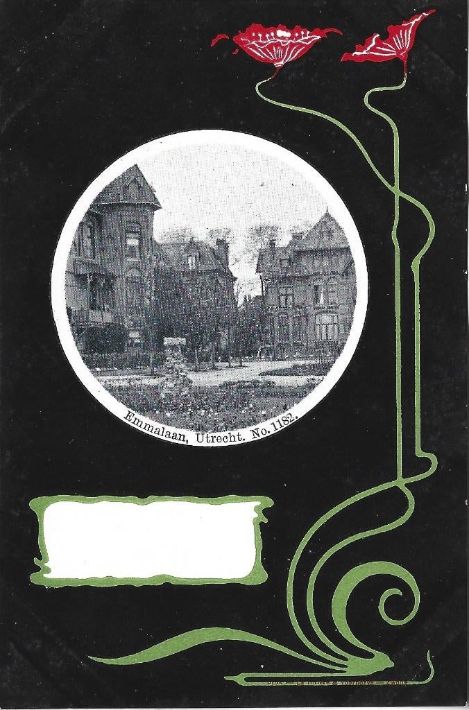 Utrecht;  Emmalaan No. 1182, Verzenden, Voor 1920, Ongelopen, Utrecht