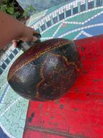 Indiase vaas metaal handbeschilderd India kruik beschilderd, Overige materialen, Verburgt Vintage, Overige kleuren, Nieuw