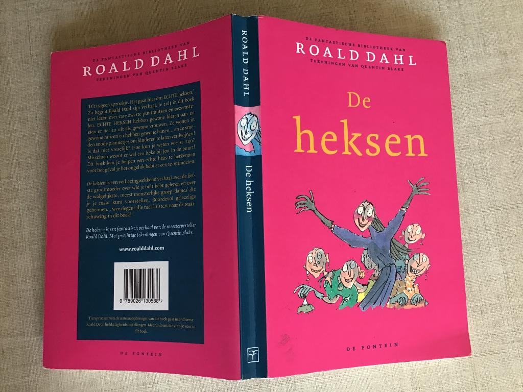 De heksen door Roald Dahl, Boeken, Ophalen of Verzenden, Gelezen, Fictie algemeen