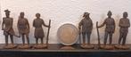 6 miniatuur soldaatjes van koper, Verzamelen, Ophalen of Verzenden, Zo goed als nieuw