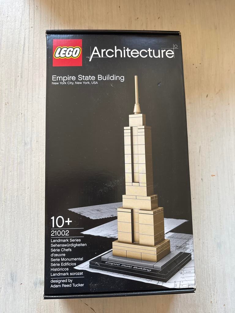 Lego Architecture 21002 Empire State Building, Ophalen of Verzenden, Zo goed als nieuw, Complete set, Lego
