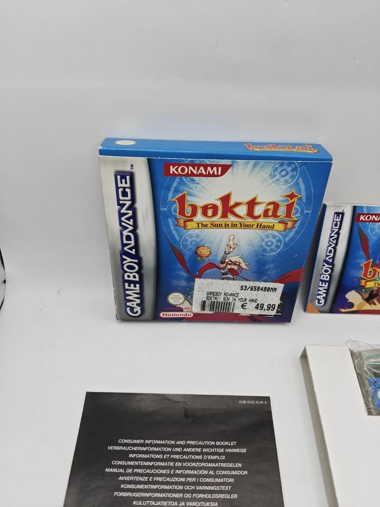 Boktai: The Sun is in Your Hand - Gameboy Advance CIB, Konami Europe, Windsor, UK, 1 speler, Customer-service@konami.co.uk, Ophalen of Verzenden