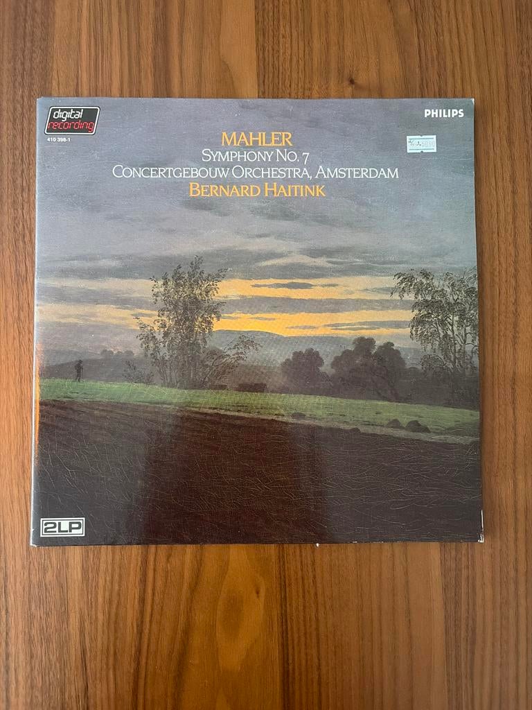 BERNARD HAITINK – MAHLER symphony no.7 PHILIPS 2xLPs, Ophalen, Gebruikt, Romantiek, 12 inch