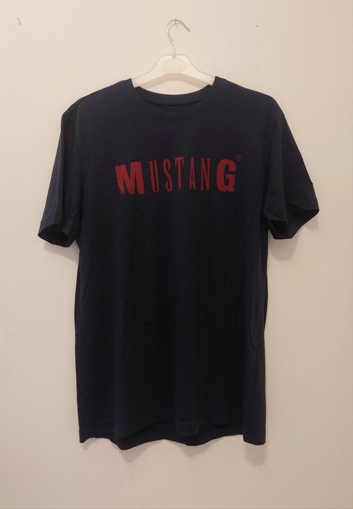 Dames Mustang t-shirt shirt korte mouwen maat M, Maat 38/40 (M), Blauw, Ophalen of Verzenden, Korte mouw
