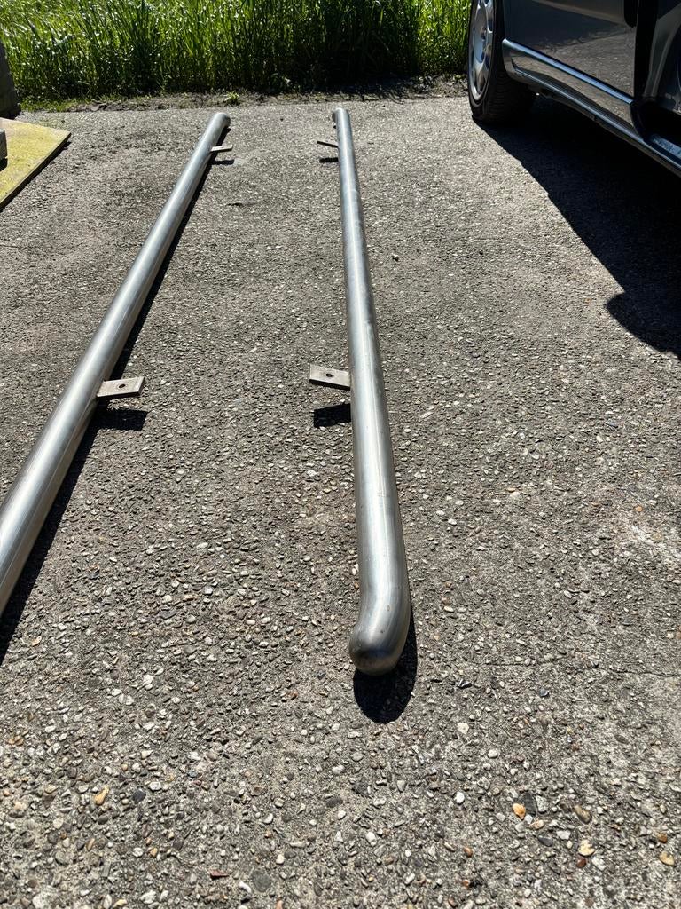 Sidebars RVS Mercedes Sprinter / Crafter L2, Ophalen, Gebruikt