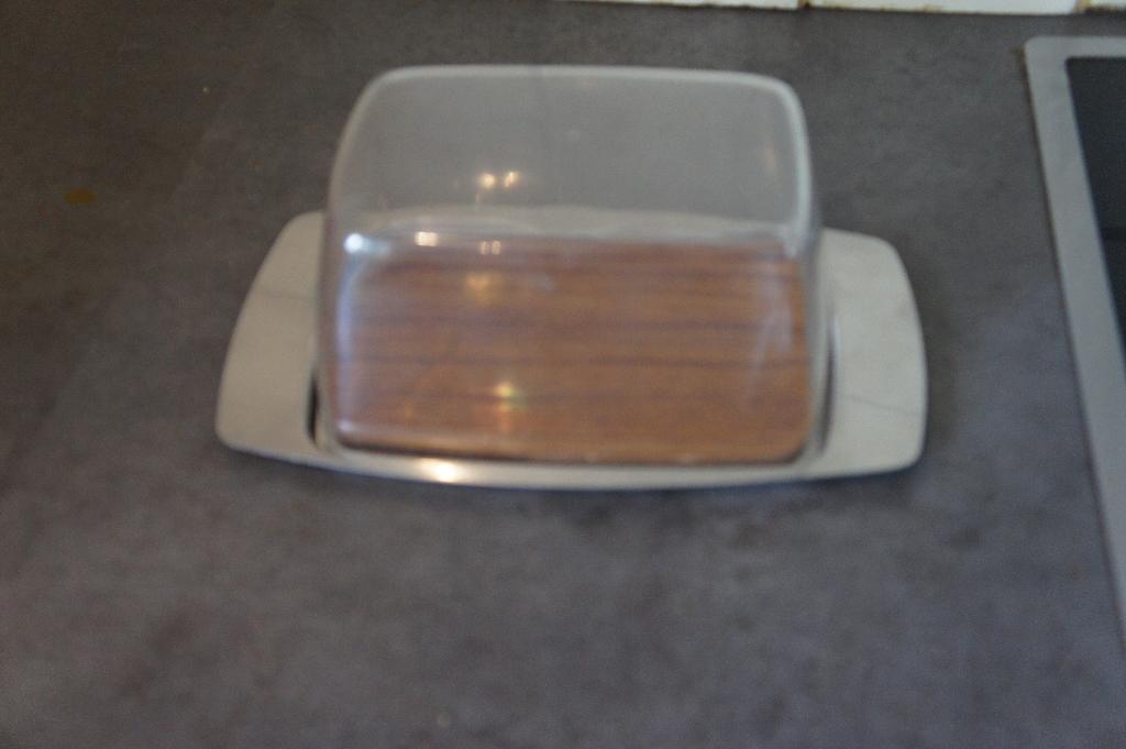 Vintage retro kaasstolp Italy Deens jaren 70 ., Ophalen of Verzenden, Gebruikt