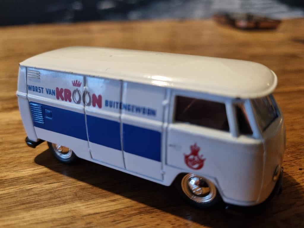 Vintage VW Bus Kroon Worst Reclame Modelauto, Ophalen of Verzenden, Auto