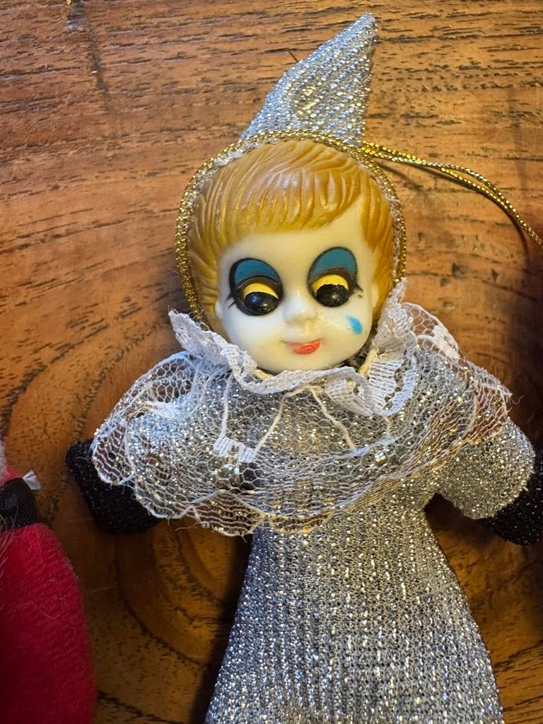vintage kerst popjes 1985, Ophalen of Verzenden, Zo goed als nieuw, Pop