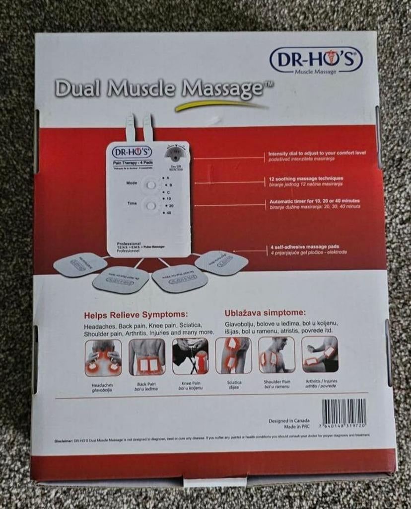 DR-HO'S Dual Muscle Massage TENS/EMS apparaat, Ophalen of Verzenden