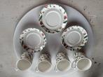Royal Stafford Fine Bone China espressoset, Ophalen of Verzenden, Zo goed als nieuw, Overige stijlen, Kop(pen) en/of Schotel(s)