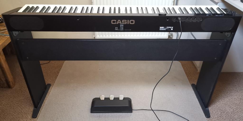 Casio PX-S3100BK elektrische piano  met standaard, Muziek en Instrumenten, Piano's, Ophalen, Gebruikt, Zwart, Digitaal