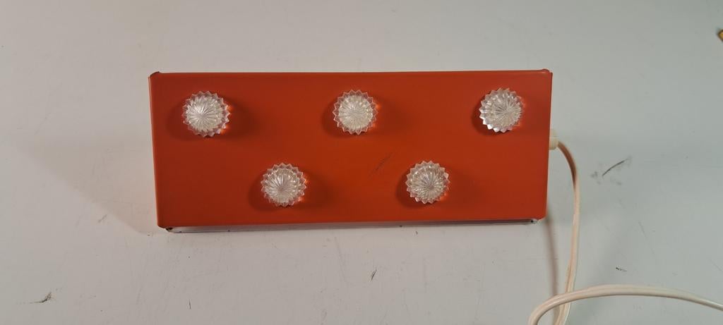 Vintage bedlampje met kunststof crystallen, Antiek en Kunst, Ophalen of Verzenden