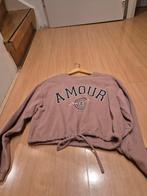 Roze Bien bleu Basics trui met 'Amour' opdruk, Ophalen of Verzenden