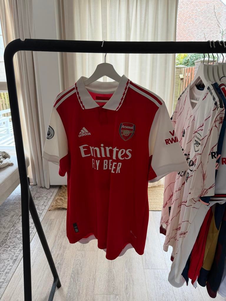 Arsenal Thuisshirt 2022/2023 Ødegaard #8 Maat L, Ophalen of Verzenden, Zo goed als nieuw, Buitenlandse clubs, Shirt