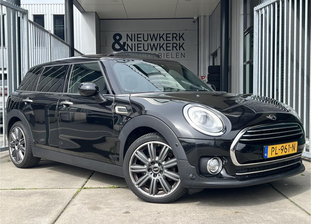 MINI Clubman 1.5 Cooper Chili | AUTOMAAT | LEDER | SCHUIF/KA, Auto's, 136 pk, Gebruikt, Met garantie (alle), Zwart