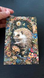 Ansichtkaart - Egel - Nieuw, Ophalen of Verzenden, 1980 tot heden, Ongelopen, Overige soorten