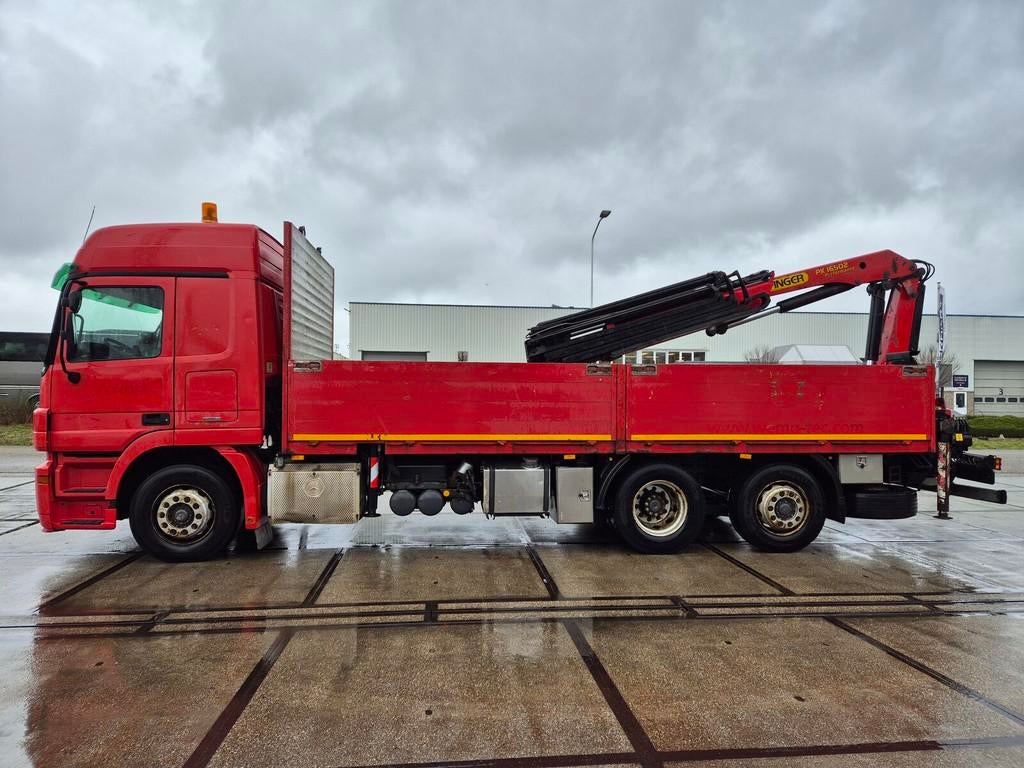 Mercedes-Benz Actros 2551, 6x2, V8 Euro5, Palfinger PK16502, Auto's, Automaat, Euro 5, 510 pk, Mercedes-Benz