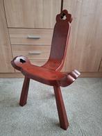 Leuk Spaans driepoot stoeltje, Ophalen, Gebruikt, Overige kleuren, Spaans, Rustiek