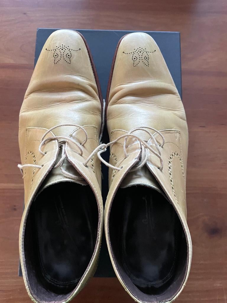 Floris van Bommel, Heren, Maat 10 (44 2/3), Green Calf, Kleding | Heren, Schoenen, Ophalen, Overige kleuren, Boots, Floris van Bommel