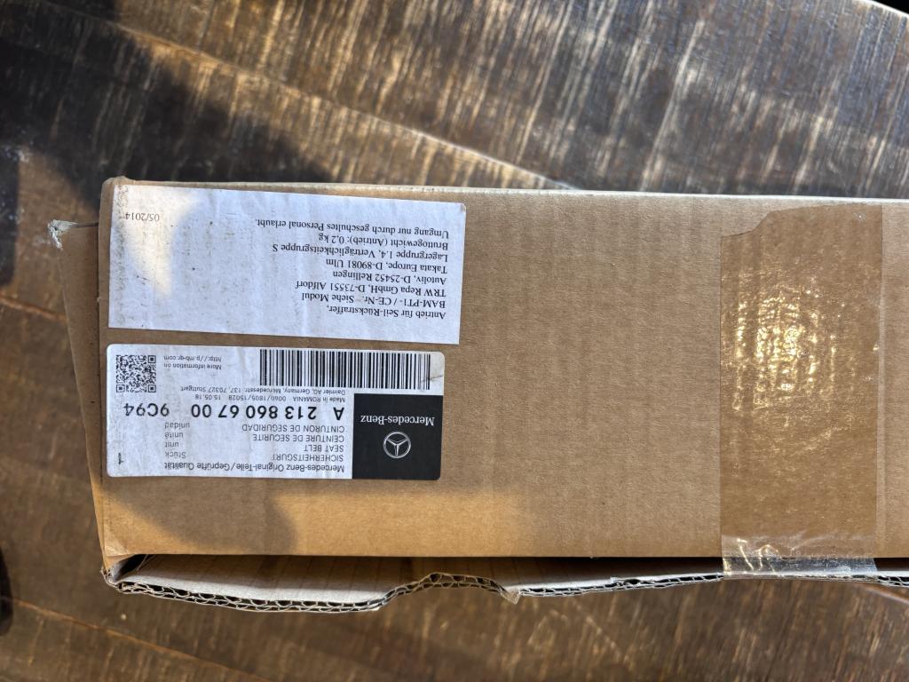 Gordel linksachter W213 E Klasse  A2138606700 A2138605301, Niet ingevuld, Mercedes-Benz, Niet ingevuld, Nieuw