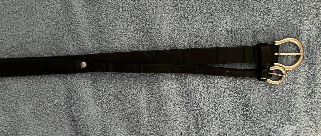 Purdey lederen zwarte riem / centiuur nieuw, Ophalen of Verzenden, Nieuw, Zwart, Tailleriem