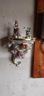 Mooie porselein consol met 2 antiek  stukjes, Antiek en Kunst, Antiek | Porselein, Ophalen of Verzenden