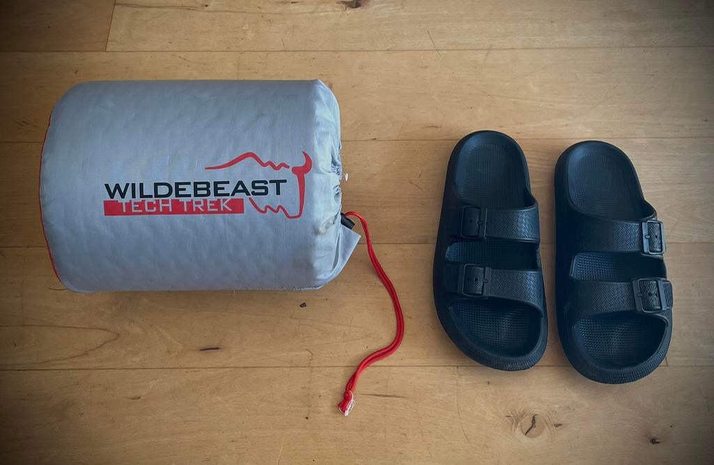 Slaapmat licht gewicht zeer klein op te vouwen 183x51x5 cm., Ophalen of Verzenden, 1-persoons