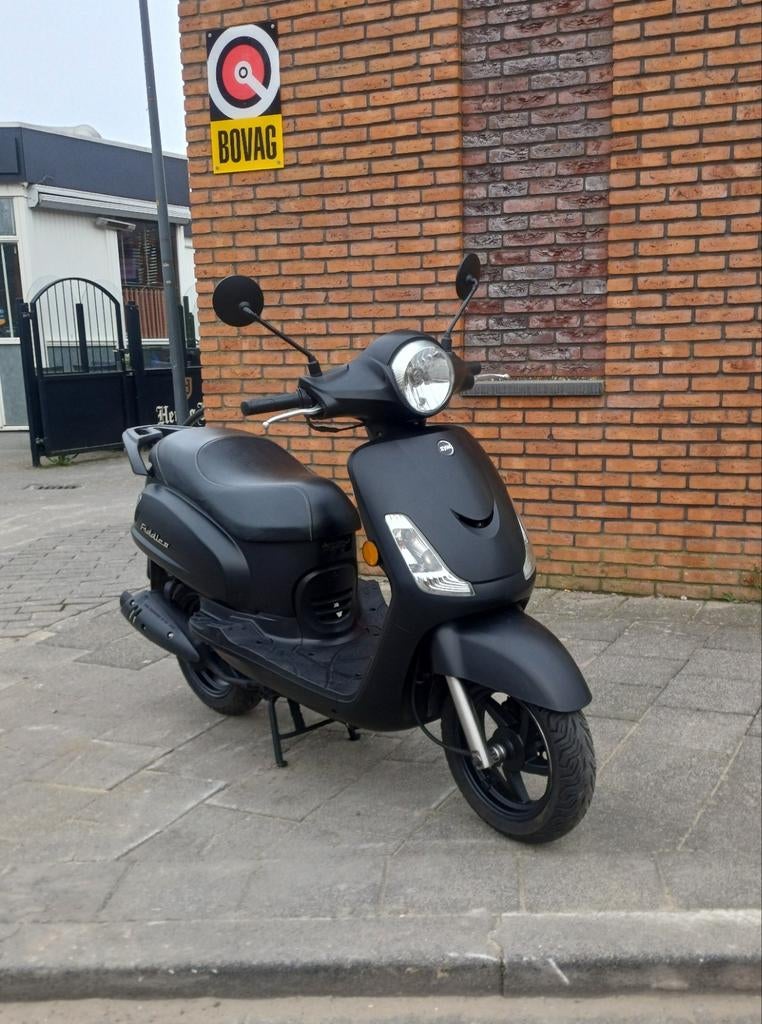 Sym Fiddle Bromscooter 2017 - Incl. Garantie & Afleverbeurt, Ophalen, SYM, Gebruikt, Maximaal 45 km/u