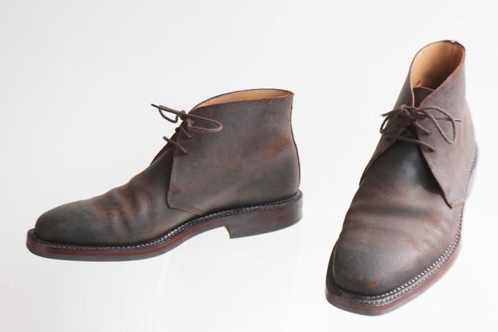 ZGAN Crockett & Jones chukkaboot in maat 7 E = maat 41, Kleding | Heren, Schoenen, Zo goed als nieuw, Boots, Overige kleuren, Ophalen of Verzenden