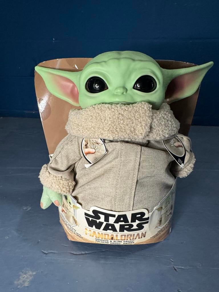 Star Wars Grogu (Baby Yoda) knuffel 25 cm - The Mandalorian, Ophalen of Verzenden, Nieuw
