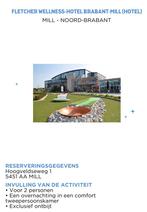 Hotelbon Fletcher Wellness-Hotel Brabant-Mill, Tickets en Kaartjes, Hotelbonnen, Twee personen, 1 overnachting