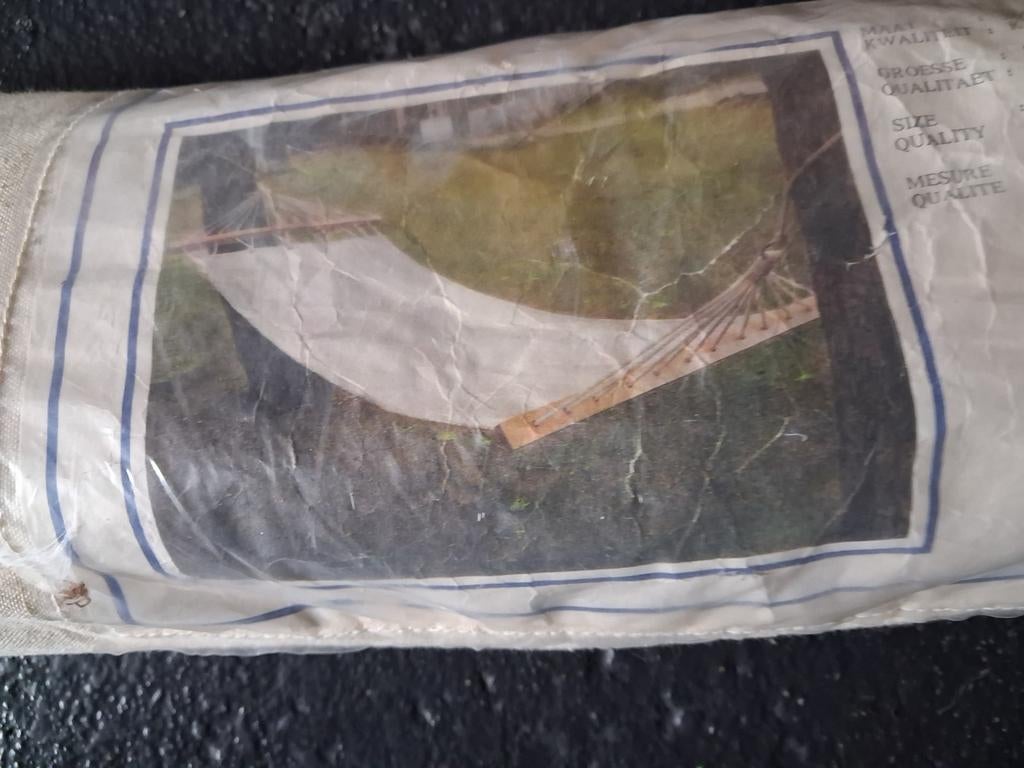 Katoenen Hangmat - 80x200cm - Overcompleet, Ophalen of Verzenden