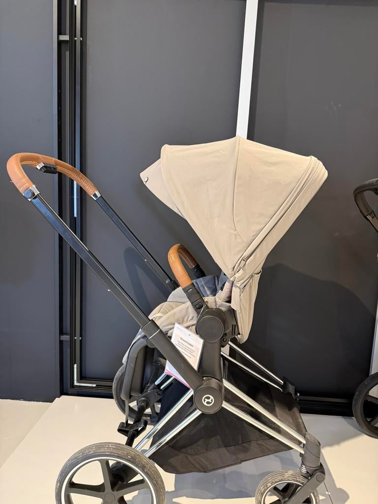 Cybex Priam 4 Mirage Grey 2-1 incl. voetenzak, Ophalen, Zo goed als nieuw, Voetenzak