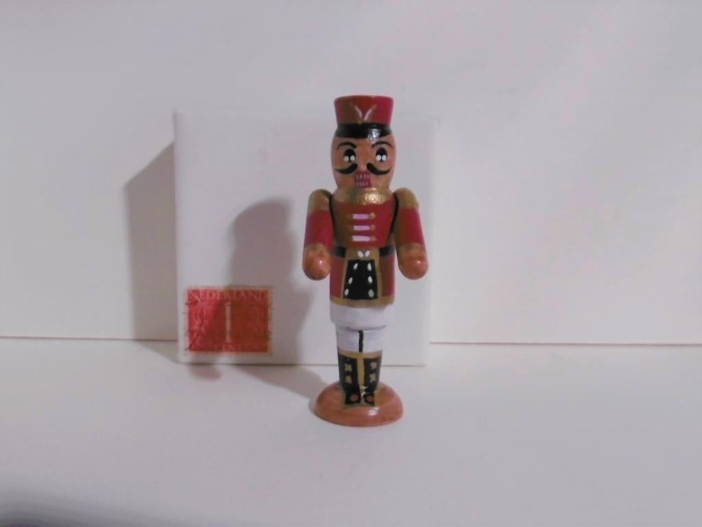 oud houten Duits notenkraker pop kerst miniaturen poppenhuis, Verzenden