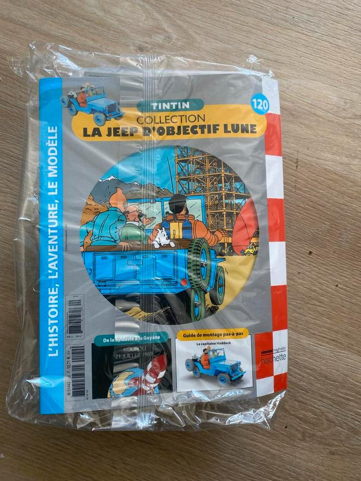 Kuifje Jeep Objectif Lune Hachette Deel 120 met Haddock, Hobby en Vrije tijd, Modelbouw | Auto's en Voertuigen, Nieuw, Auto, 1:32 tot 1:50