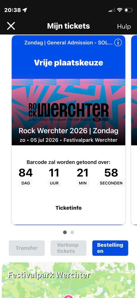 Rock Werchter Zondag 5 juli The Cure en meer, Twee personen