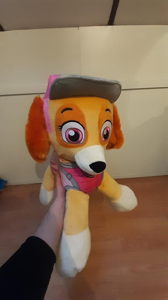 Paw Patrol Skye knuffel - ca. 50cm, Ophalen, Hond, Zo goed als nieuw, Middelgroot (20 tot 80 cm)