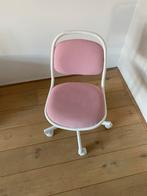 Kinder bureaustoel roze/wit, Kinderen en Baby's, Kinderkamer | Tafels en Stoelen, Ophalen, Zo goed als nieuw, Stoel(en)