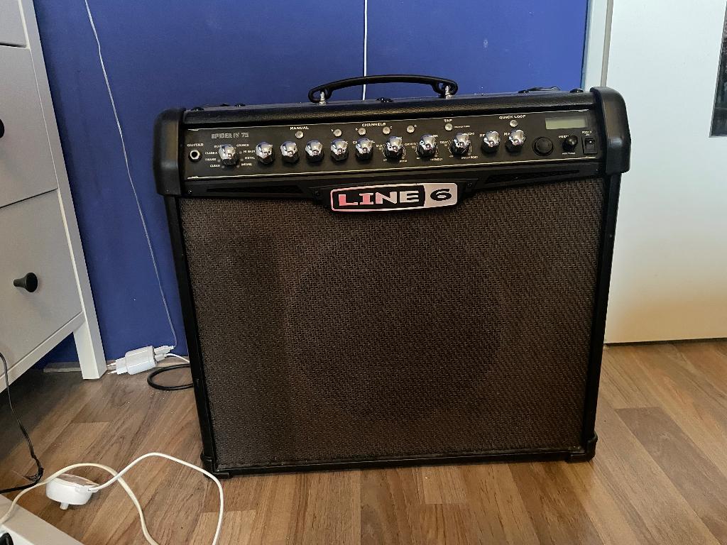 Gitaarversterker Line 6 75watt, Muziek en Instrumenten, Versterkers | Bas en Gitaar, Ophalen, Gebruikt, Gitaar, 50 tot 100 watt