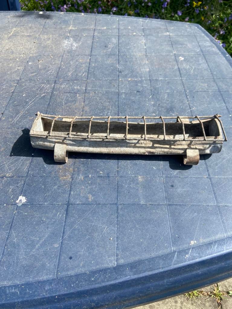 Oude zinken kuiken bak, Ophalen of Verzenden